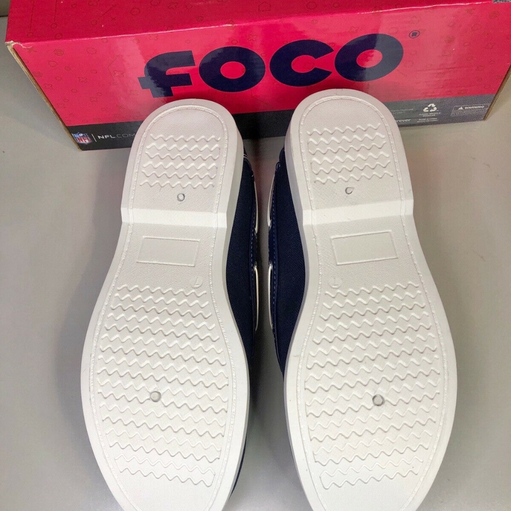 Los Angeles RAMS Men's Sizes Low Top Boat Shoe Navy Side Logo - Picture 5 of 10